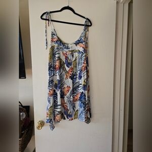 Rip Curl Women’s Tropical Floral Spaghetti Strap Summer Dress